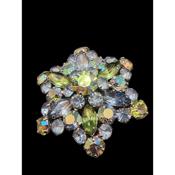 Wonderful Vintage WEISS Signed Dimensional Star Brooch (A4716) - Picture 4 of 6